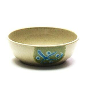 Eden Japanese Melamine Finger Salad Bowl - 4.75" Green with Authentic Script